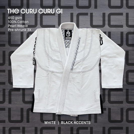 CRUSADER The Curucuru Bjj Gi White | Black Accents