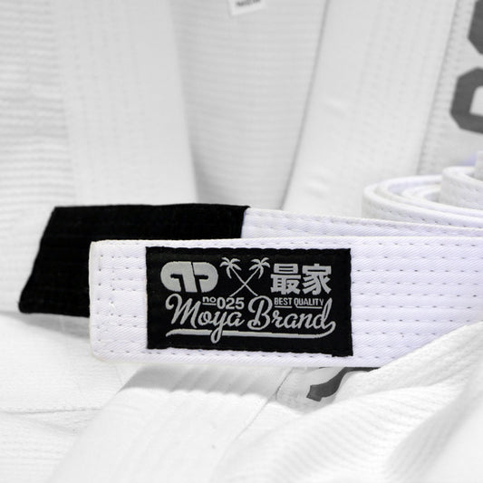 MOYA Standard BJJ Belts [White]
