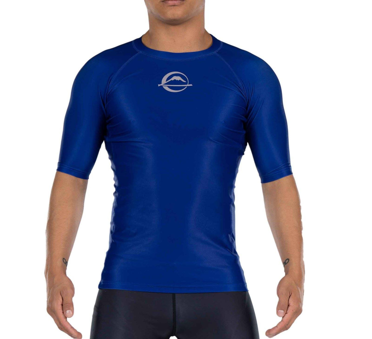 FUJI Baseline Ranked Short Sleeve Rashguard Blue