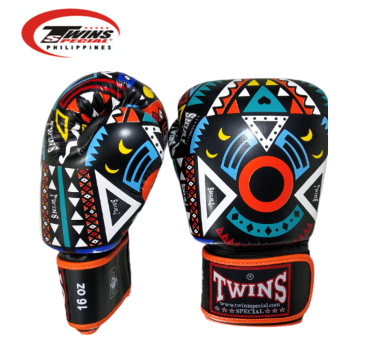 Twins Special Fancy Boxing Gloves AZTEC