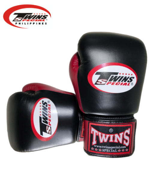 Twins Special BGVLA2 Airflow Boxing Gloves [Black/Maroon]