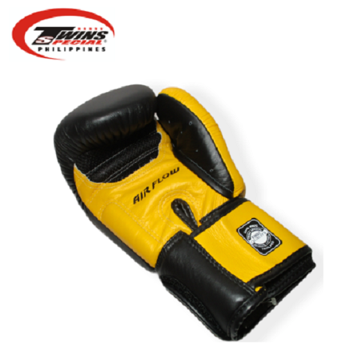 Twins Special Boxing Gloves [Black/Yellow]