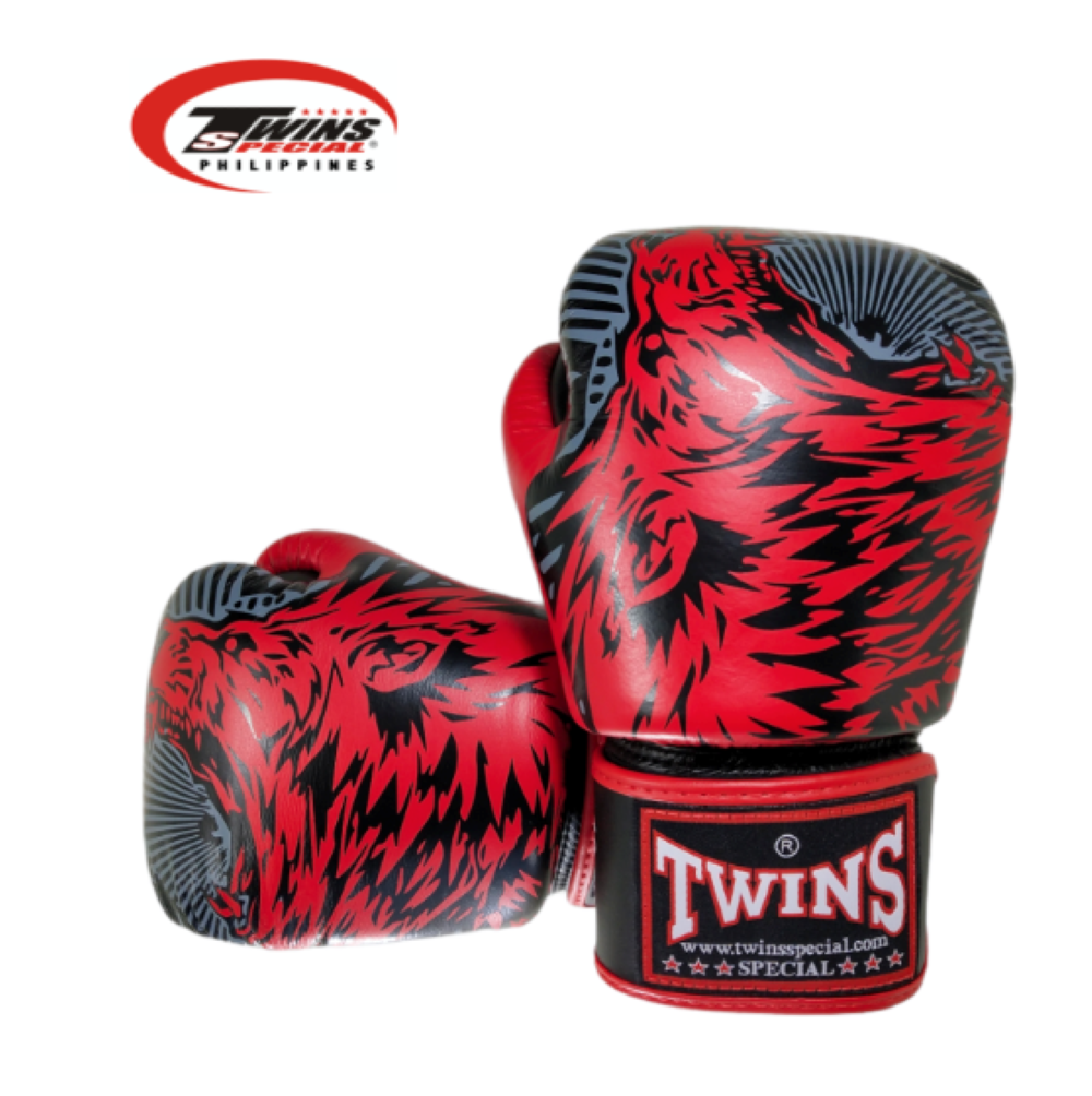 Twins Special Fancy Boxing Gloves Red Wolf
