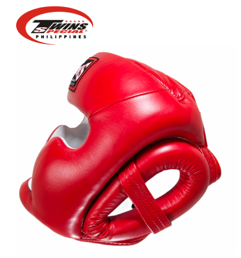 Twins Special Boxing / Muaythai Headgear [Red]