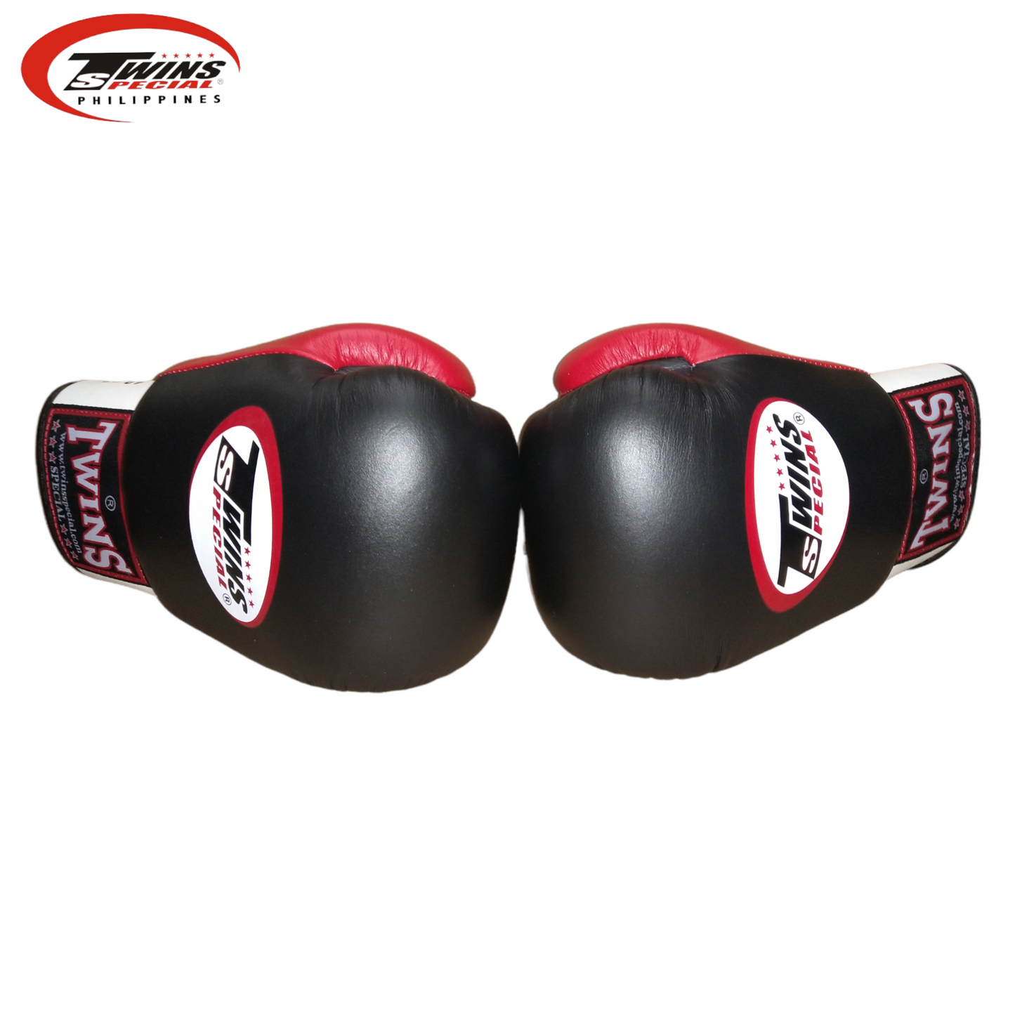 Twins Special Boxing Gloves [Black/White/Red]