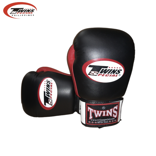 Twins Special Boxing Gloves [Black/White/Red]