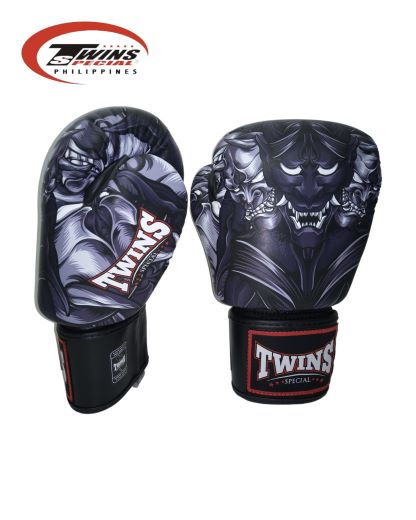 Twins Special Fancy Boxing Gloves Kabuki [Black]