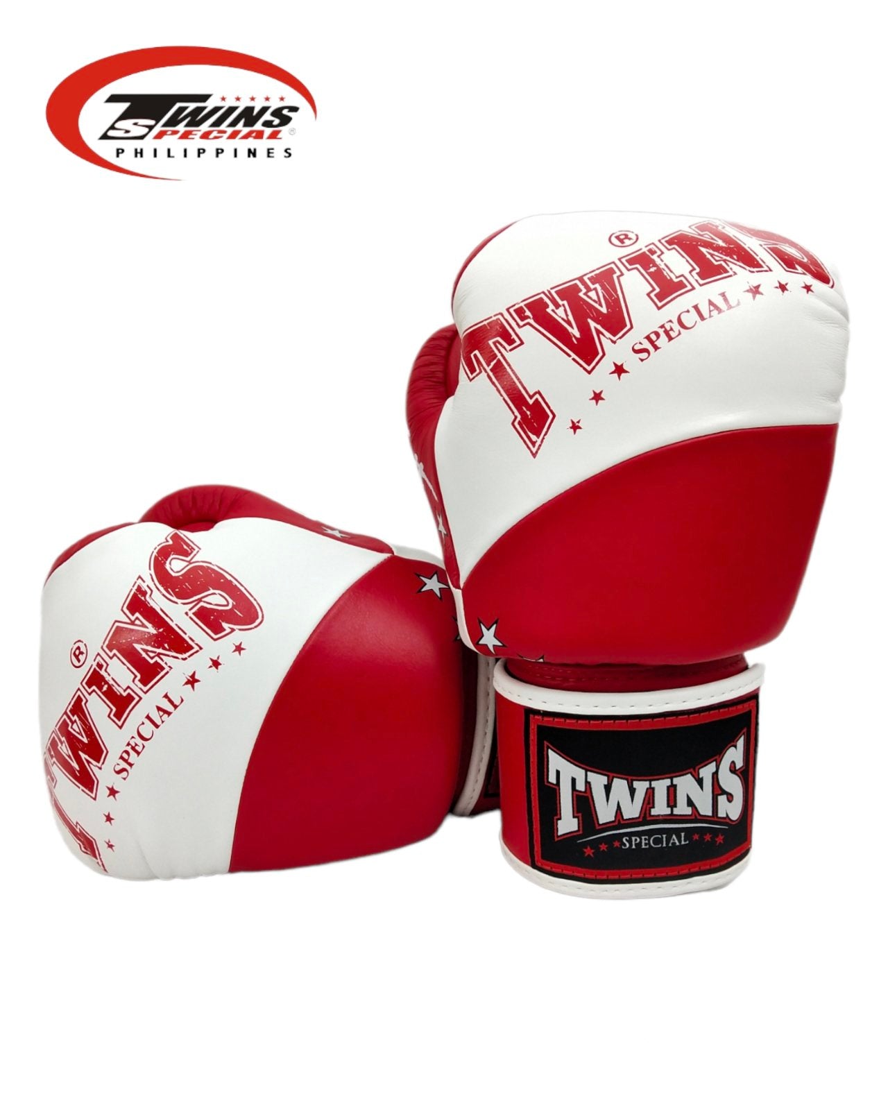 TWINS SPECIAL Fancy  Boxing Gloves Spirit [White/Red]