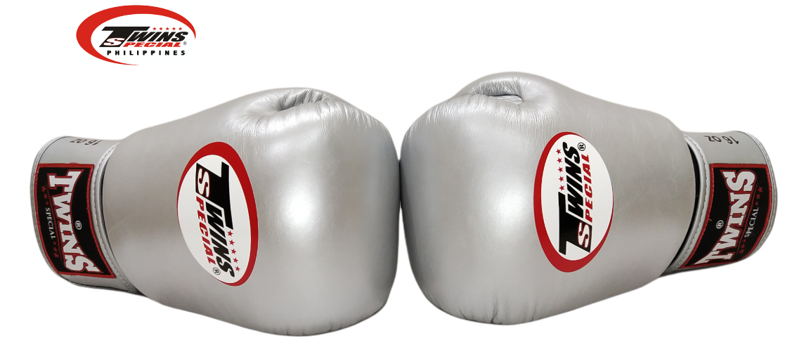 Twins Special BGVLA2 Airflow Boxing Gloves [Silver]