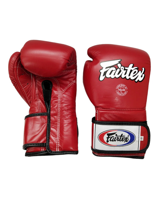 FAIRTEX BGV9 Boxing Gloves [Red/Black Piping]